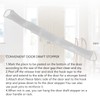 Under Door Draft Blocker, Door Snake Draft Stopper Pearl Cotton