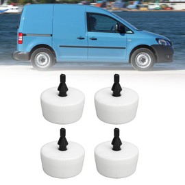 Hintere Anschlagpuffer aus Gummi, Blattfeder-Stoßdämpfer, Reduzierte Vibrationen Gummi-Achsen-Jounce-Stoßstangen-Hinterradaufhängungssatz Kompatibel mit CADDY 3 2004 Bis 2015