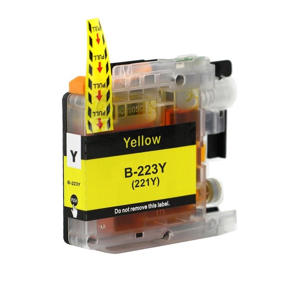 Go Inks 1 Yellow Ink Cartridge to replace Brother LC223Y