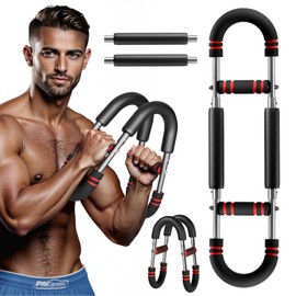 EAST MOUNT Twister Arm Trainer 20-110lb Adjustable Chest Workout Equipment for Men Women Portable Spring Resistance Muscle Builder Strength Training for Arms Chest Shoulders for Home Gym Fitness