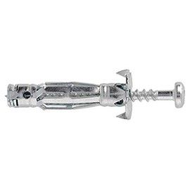 Molly m101016-xj Multi Molly Pegs w/Screws Agglo 5 x 60 mm, Grey, Set of 16 Pieces