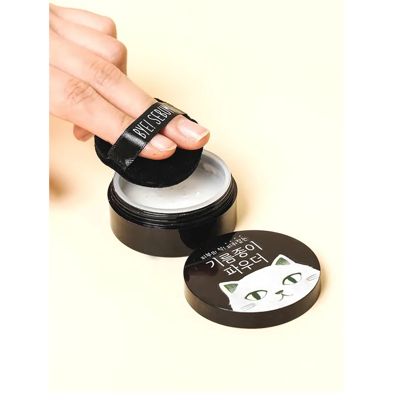 DAISO Wink Girl Oil Blotting Paper Powder