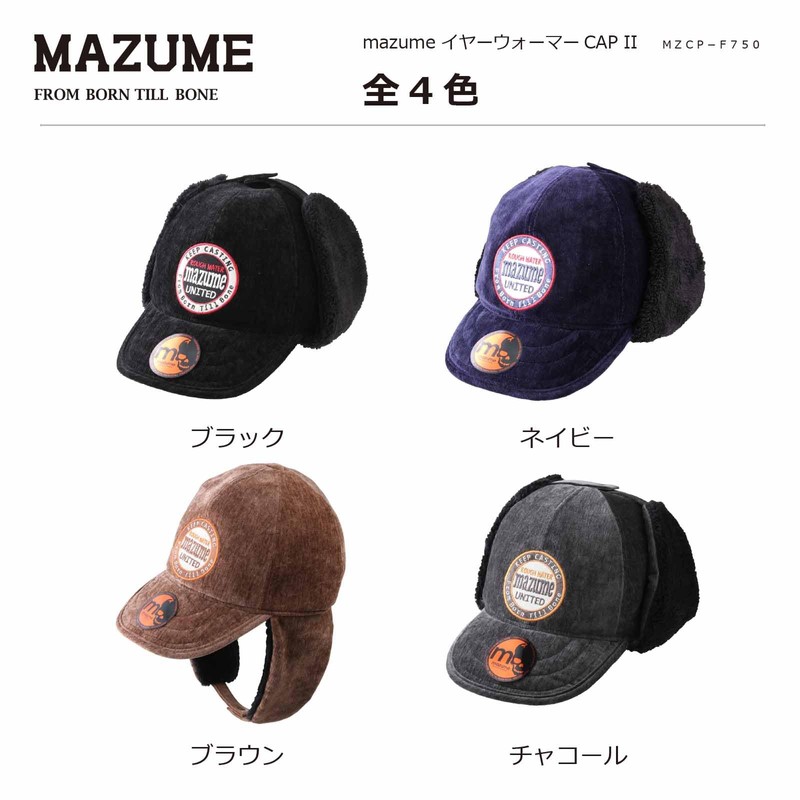 Mazume Ear Warmers CAP II MZCP-F750-02 Navy