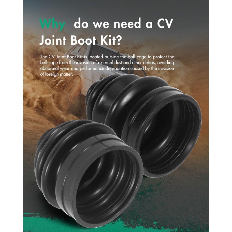 SCITOO CV Joint Boot Kit for Honda Pioneer 1000 2016-2021