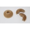 Visua Solid Wood Pipe Collars/Roses/Entry Points to fit 15mm Pipes.