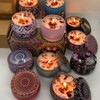 Scented Candles Set with Rose Lavender Lemon Cocoa Scents Portable