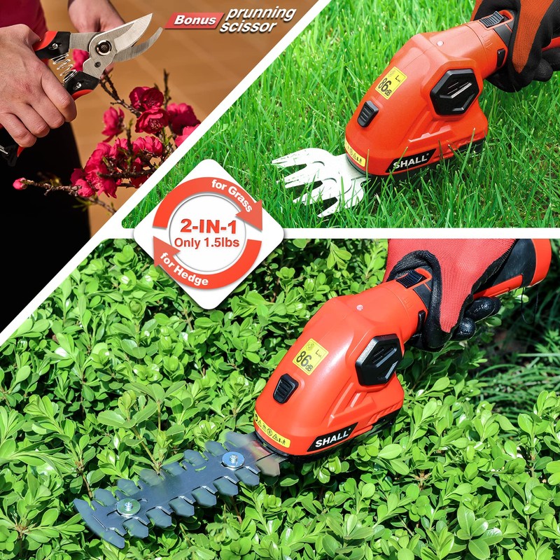 SHALL Replacement Blades for Cordless Grass Shear & Hedge Trimmer