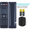 ZWP XRT122 Replacement Remote Control for VIZIO Smart TV D32-D1