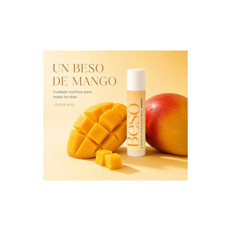 BESO Bálsamo Labial de Mango 10 g con Manteca de