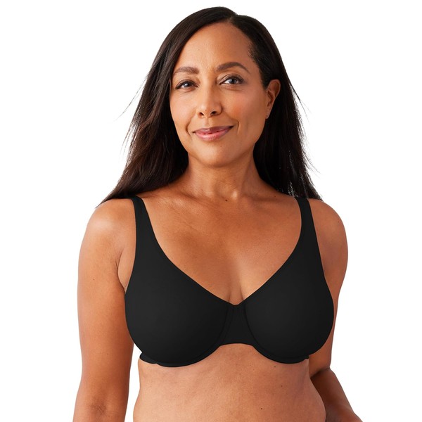 Wacoal Women's Comfortable Cool Underwire Bra, Black, 34G