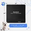Pee Pad Holder,Folded Non-Slip for Potty Tray with Magnetic Lock,M:24"x28"