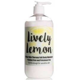 BODY LOTIONS (16+ Fragrances) Handcrafted Full Body Moisturizer by The Lotion Company 16 oz pump bottle: moisturizing cream Gentle; Sensitive Skin; Vanilla:_Lively Lemon