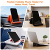 SINSETU 2 Pack Adjustable Foldable Silicone Phone Stand, Universal Bendable