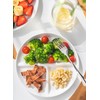 Sweese Portion Control Plates Set of 2, 9 Inch Divided