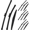 BBTO 4 Set 26"+16" Windshield Wipers with 12" Rear Wiper