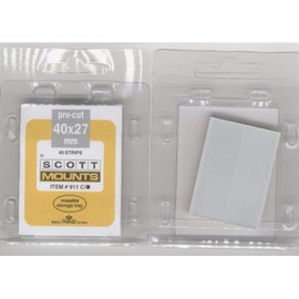 Scott or Prinz 40X27 CLEAR Stamp Mounts SCOTT # 911C