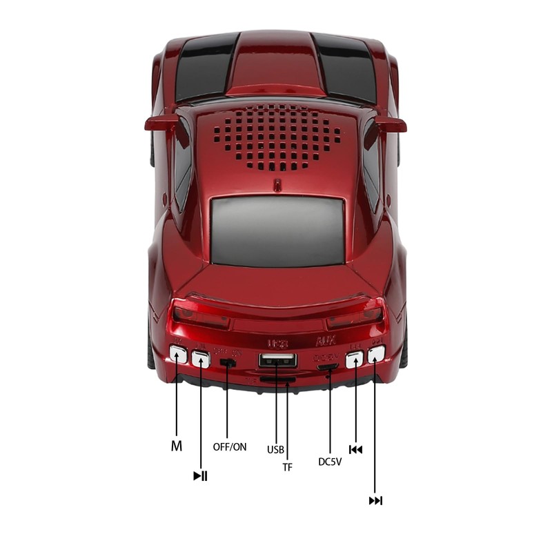 WSTER WS-592 Supercar Design Bluetooth Replica Speaker – Portable Car