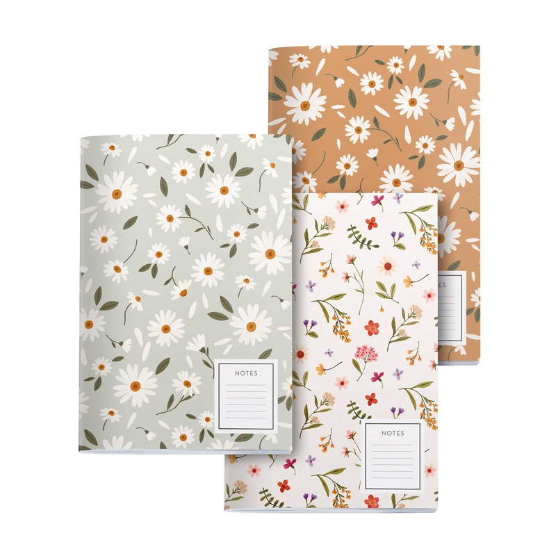 Miquelrius - Spring Flowers Collection A5 Notebooks (142 x 210mm)