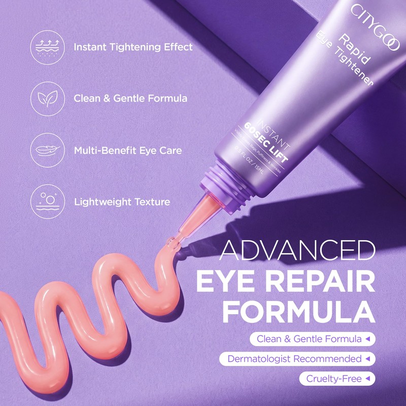 Instant Lift Eye Gel: Eye Firming Cream for Under Eye