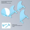 Surfboard Fins Soft Top Tri Fin Set PVC Plastic for