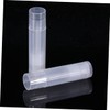 Gatuida 30pcs Refillable Lip Balm Tubes Eco-friendly Transparent Storage Containers