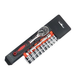 YEBOCIYO Ratchet Wrench Set 12 Pieces Socket Spanner Set 1/4 Inch with Ratchet Hex Bit Inserts and Adapter Extension Reversible Ratchet Made of CR-V for Craftsmen, Mechanics, Repair