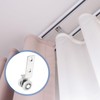 sourcing map 8Pcs Curtain Hanging Wheel, Window Track Rollers Smoothly