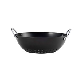 Farberware 5275078 Barbecue Nonstick Mini Round Wok Topper, Black