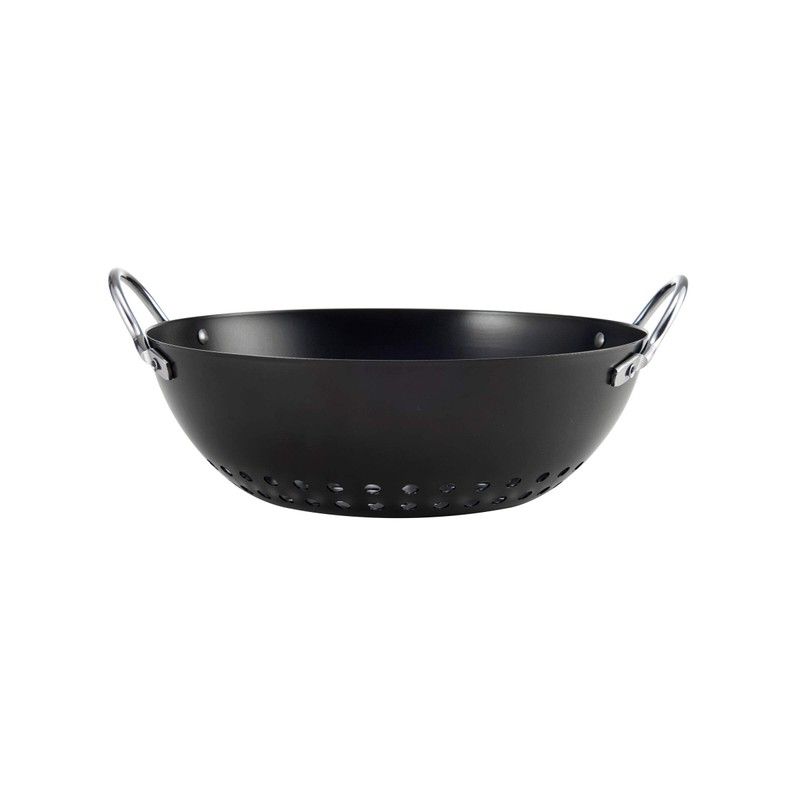 Farberware 5275078 Barbecue Nonstick Mini Round Wok Topper, Black
