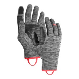 ORTOVOX Fleece Light Glove, Women, Black Steel Blend, M, Black steel mix, M