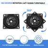 uxcell 2Pcs 6" Bar Stool Swivel Replacement, 360° Rotation Lazy
