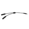HEARFALCOM Tactical Dual Pass to Single Pass Cable Headset Adapter