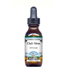 Club Moss Glycerite Liquid Extract (1:5) - Strawberry Flavored - (Lycopodium Clavatum) (1 oz, ZIN: 512730) - 2 Pack