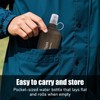 SYLVASS Running Water Bottle, 500ml Foldable Soft One for Hiking,