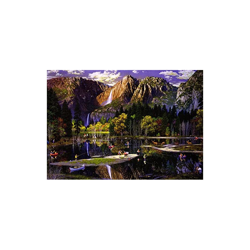 Yosemite Fall 1000 Piece Puzzle