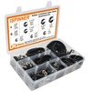 ISPINNER 80pcs Cable Clamps Assortment Kit, 304 Stainless Steel Rubber