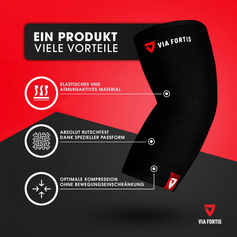 VIA FORTIS Elbow Support - Supports Elbow Joint & Muscles