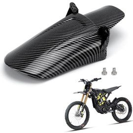 XINGWU Rear Shock Fender for Surron Light Bee X Segway X160/X260 Rear Wheel Fender Mudguard Protector for Surron Part Ebike Accessories Carbon Fiber Style
