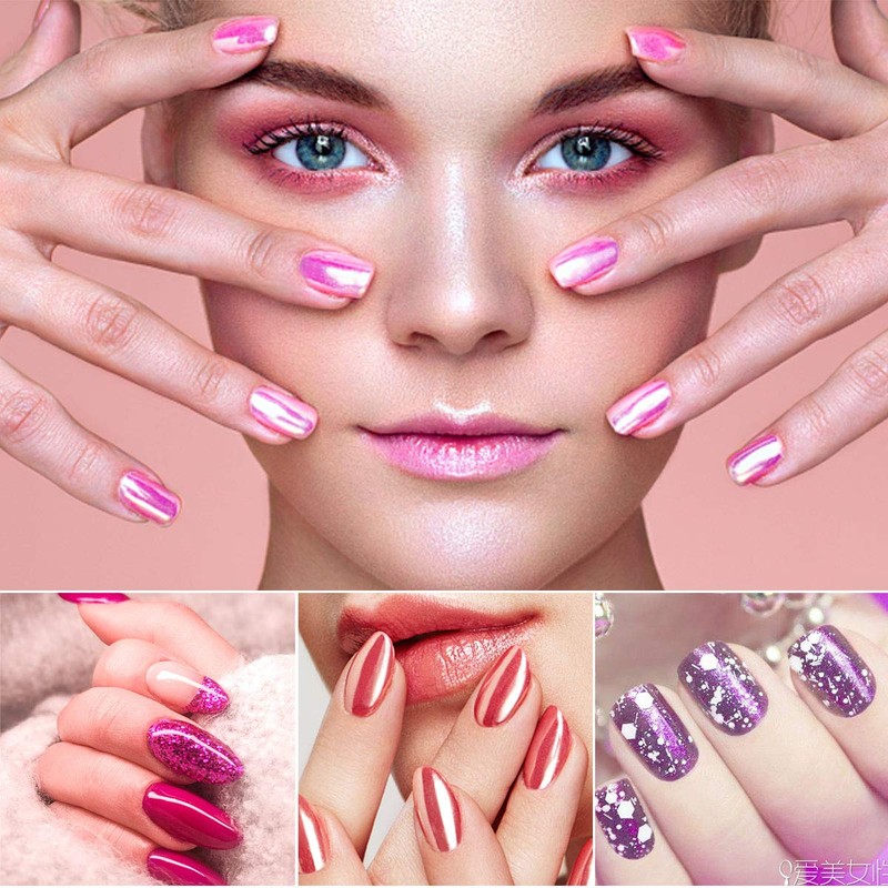 Beainfir 500-piece nail tip set, French artificial fake art nail