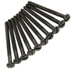 Black Nickel Long Electrical Socket Switch Screws (10, 50mm)