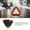 Triangle Sign,30W Multifunction Car Breakdown Emergency Safety Triangle Stop Sign