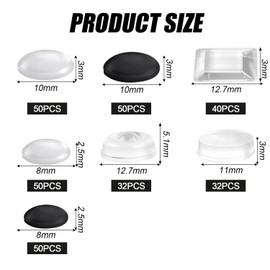 304stk Bump Dots für Sehbehinderte, Verschiedene Stile Blindenlesehilfen Erhabene Taktile Bump Dot Braille-Aufkleber Bestes Geschenk für Sehbehinderte Ältere Menschen