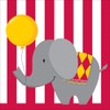 16-Count Paper Lunch Napkins, Circus Time