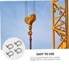 Kichvoe 4pcs Durable Metal Shackles Horseshoe D Shaped Design Easy