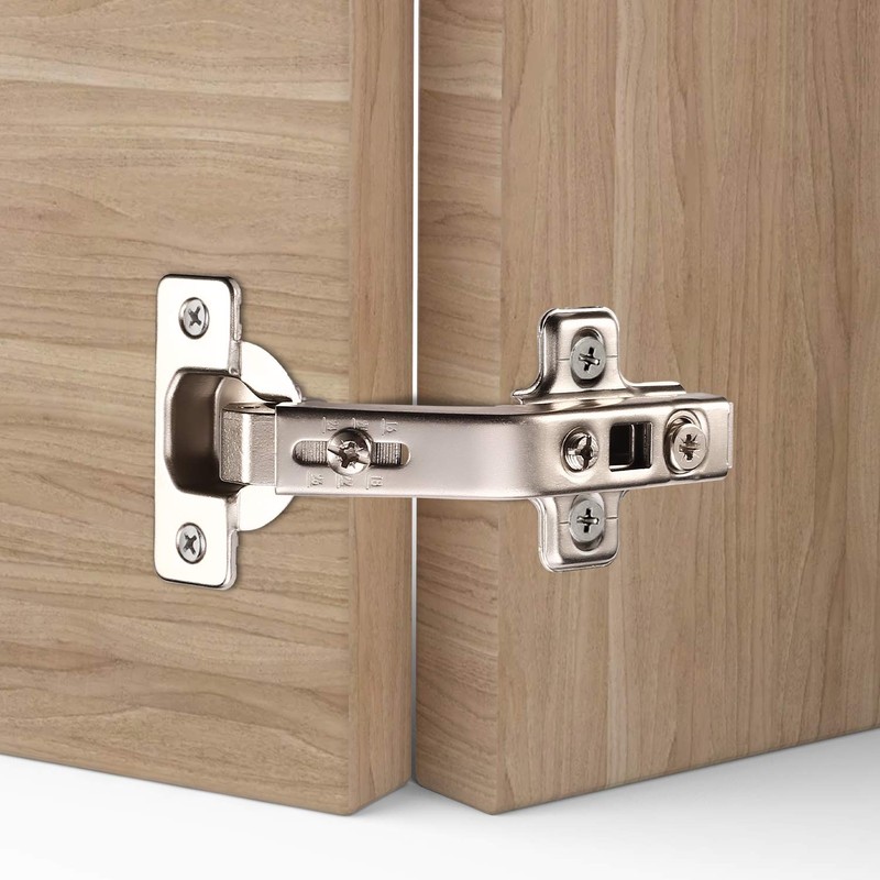 Furniware Pack of 2 Hinges, 135 Degree Corner Folding, Curved