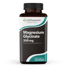 LifeSeasons Suplemento de Glicinato de Magnesio, 120 cápsulas para 1 mes