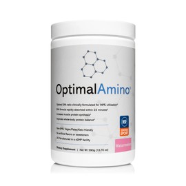 OptimalAmino Amino Acid Powder | 99% Utilized Essential Amino Acid (EAA) Supplement | Pre/Post Workout & Muscle Recovery | NSF for Sport Certified | Watermelon Flavor