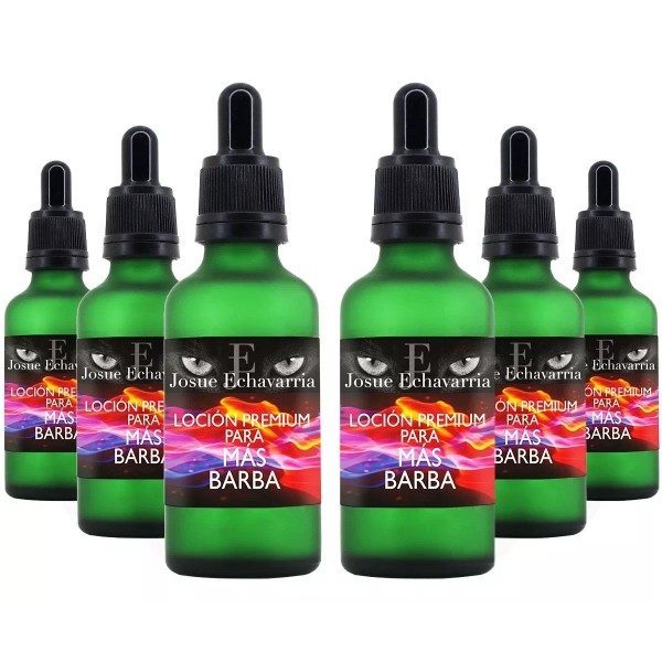 Josue Echavarria 6 Bálsamos Lociones Premium Crecimiento Bergamota Josue Echavarria