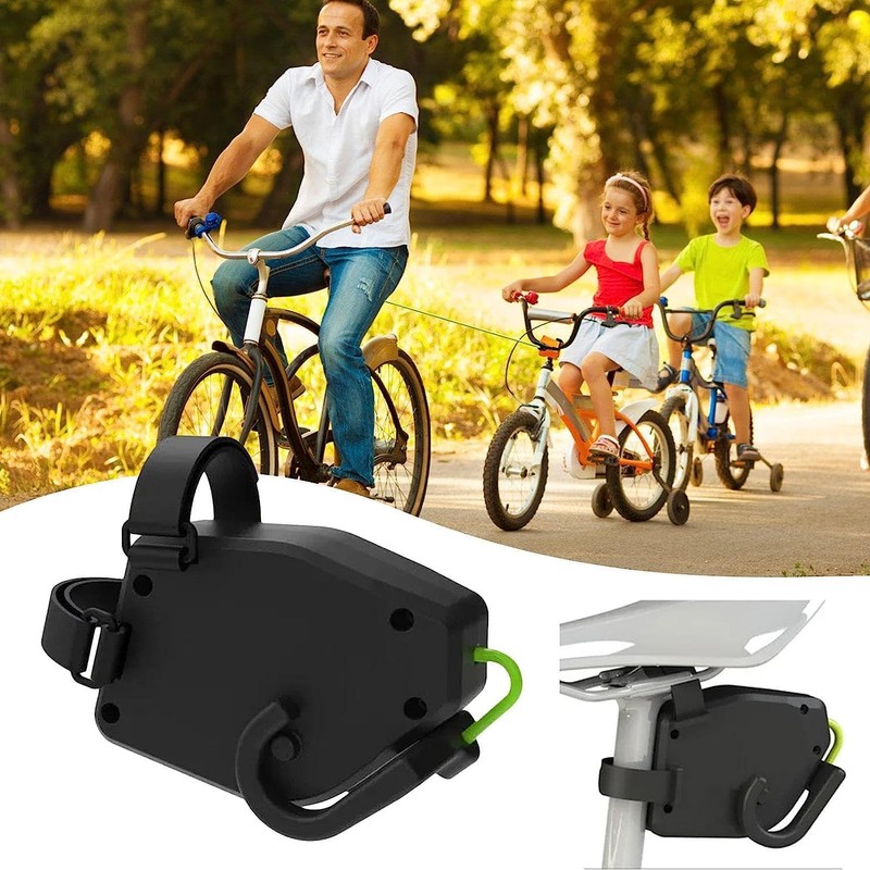 Children's Bicycle Tow Rope with Triangle Bag, Elastic 2.5 m