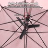 Umbrella with Built In Fan and Mist Spray 190T Vinyl